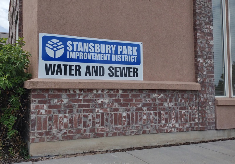 Stansbury Water and Sewer &ndash; Sign production