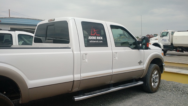 Adobe Rock &ndash; Fleet design, production and installation of cut vinyl