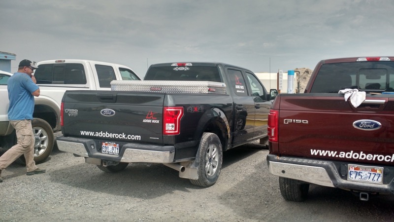 Adobe Rock &ndash; Fleet design, production and installation of cut vinyl