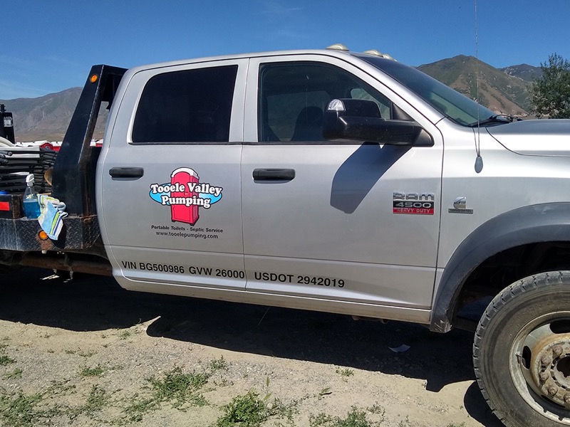 Tooele Valley Pumping &ndash; Fleet graphics production and installation